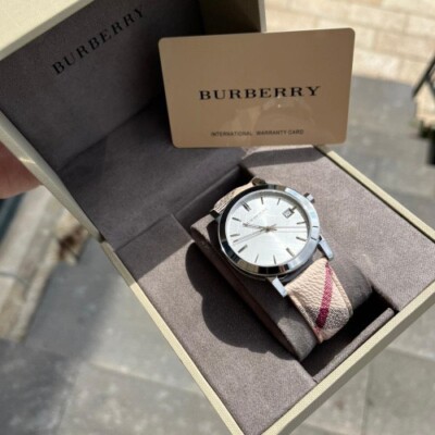 Burberry Ladies Watch The City Haymarket 26mm Check BU9222 | eBay