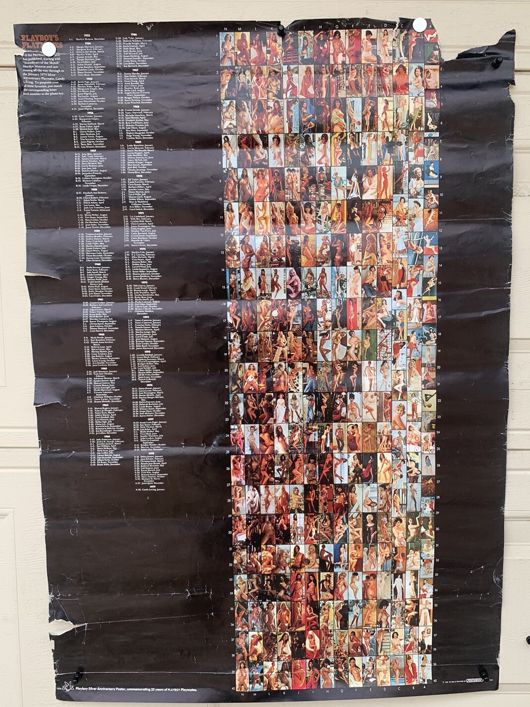 Playboy Playmates Vintage Poster 1979 ORIGINAL 26.5" x 38.5" 225 eBay
