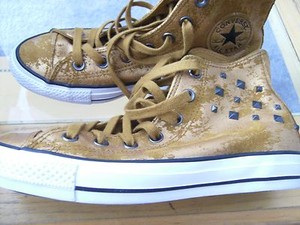 gold all stars converse