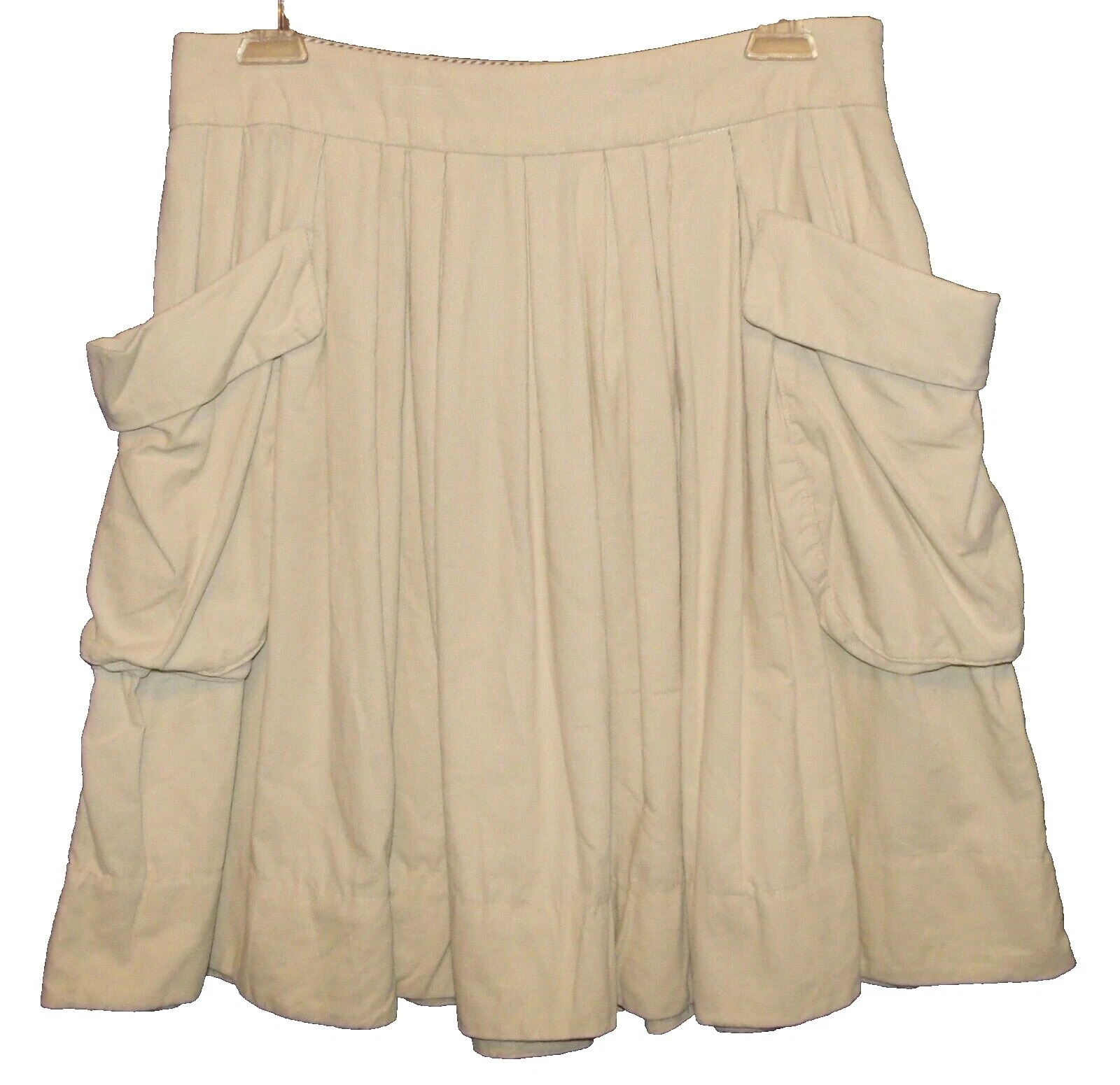 Anthropologie Algodón A-line Faldas para mujer Sólido