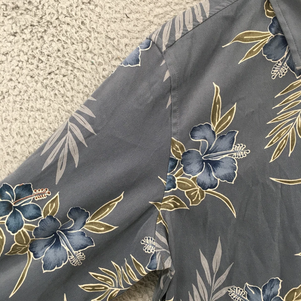 Camisa de manga larga Caribbean Joe para mujer XL floral con cuello abotonado multicolor Foto 4 de 4