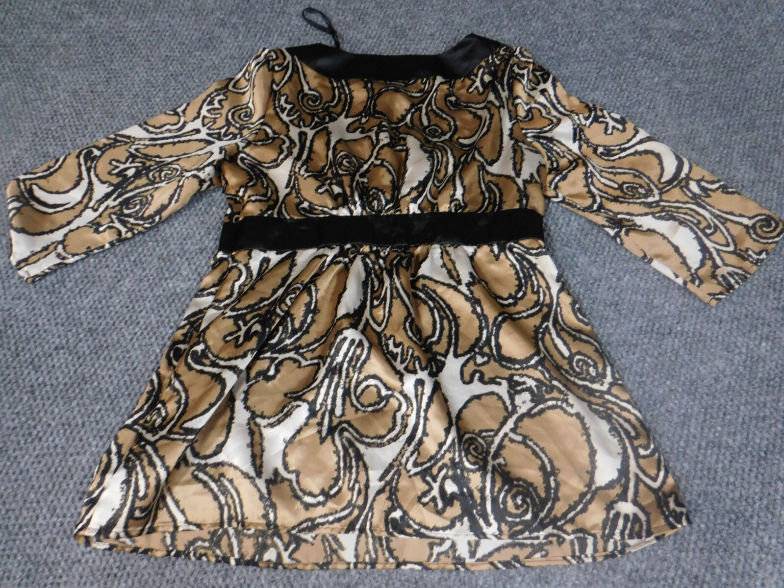 I.N. Studio Womens Blouse Medium Blown floral pullover stretch