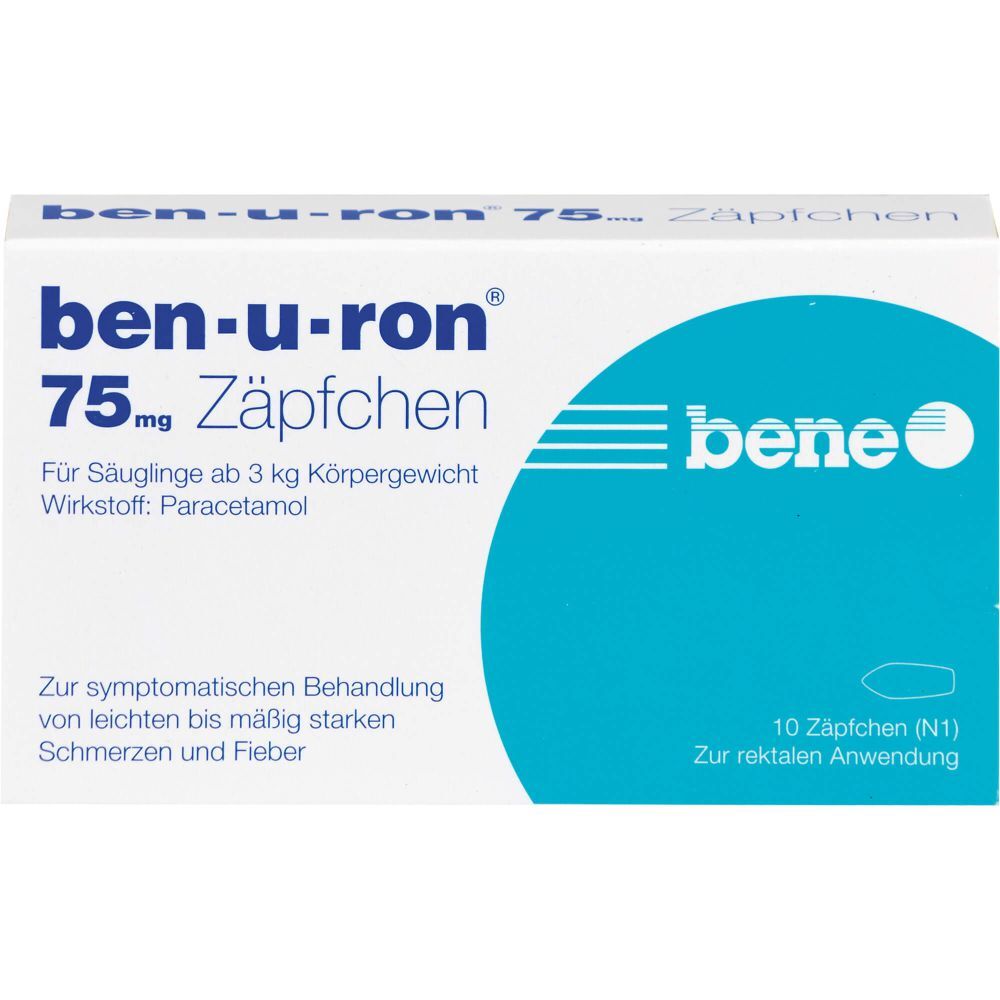BEN-U-RON 75 mg Suppositorien 10 St PZN 02684876