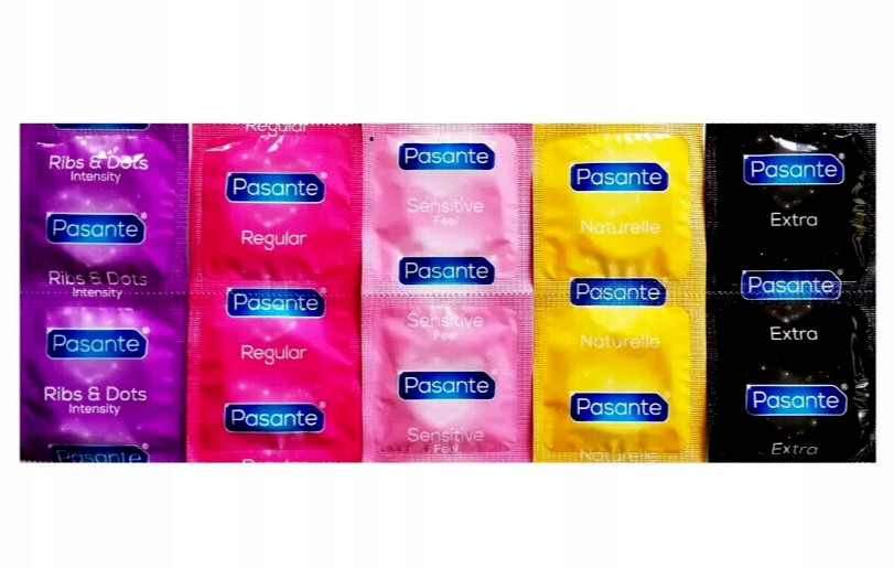 10 Pasante Kondome – 5 Sorten je 2 Stück