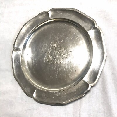 1963 Victorian Fairmont Hotel Silver Plated Platter 12