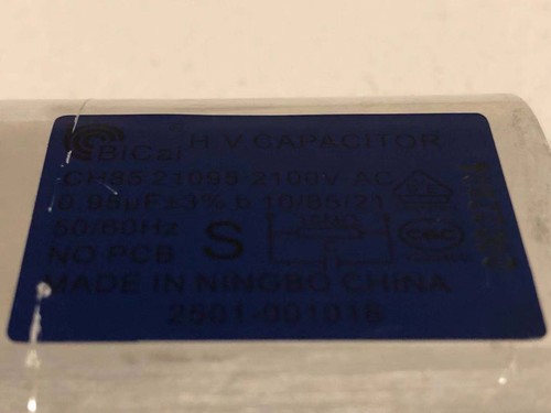 Samsung CH8521095 2100V Microwave High-Voltage Capacitor - Picture 3 of 3