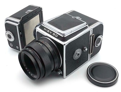Kiev-80 TTL Arsenal 6x6 medium format camera set with Vega-12B 2.8