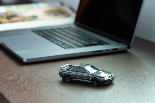 Nissan Skyline GT-R BNR32 Wireless Bluetooth Mouse with Mouse Pad CAMSHOP JAPAN - Picture 6 of 9