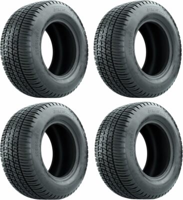 (4) GTW Fusion 18'' Golf Cart Street Tires 205/50-10 Street/Course Tire 4-Ply