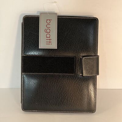 Bugatti Genuine Leather Tablet Cover Folio 7  x 9  Made in England