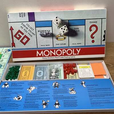 マスターモノポリー Vintage 1978 MONOPOLY Board Game by Parker Brothers No. 9