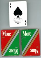 More 120s Cards Playing Decks Poker Cigarettes Tobacco Uspc Co Box Lot Of 2