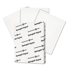 015300 Digital Index White Card Stock 110 lb 8 1/2 x 11 250 Sheets/Pack