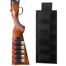 Tactical 8 Rounds Shotgun Stock Shell Holder Ammo Carrier Holster Hunting Pouch