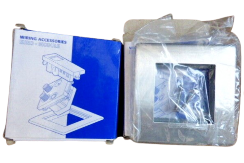 2 x BG Screwless Flat Plate 2 Module Front Plate FBSEMS2-01 - Incl VAT