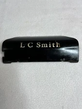 Vintage 1927 LC Smith Typewriter Original Paper Rest With Good Graphics