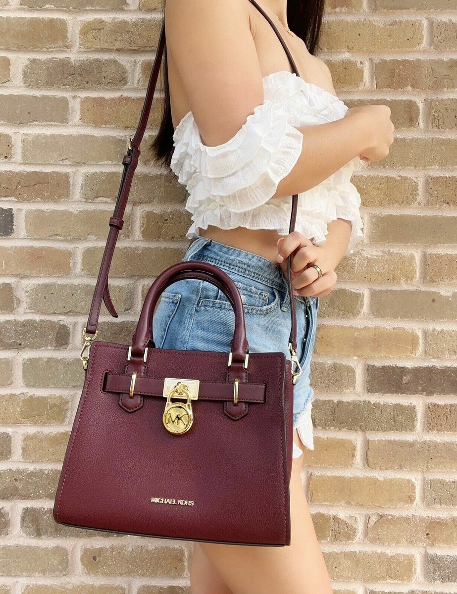 MICHAEL KORS Hamilton バーガンディ ハンドバッグ MICHAEL KORS Hamilton バーガンディ ハンドバッグ