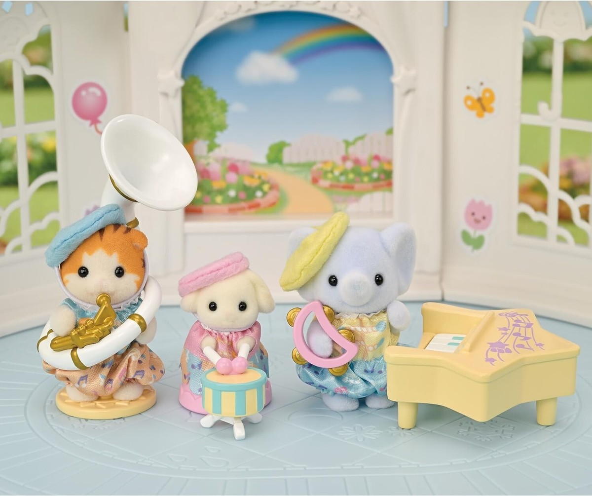 赤ちゃん音楽会シリーズ（US版カリコクリッター）　セット Sylvanian Families Music Band Nursery Babies S-78 Set Calico