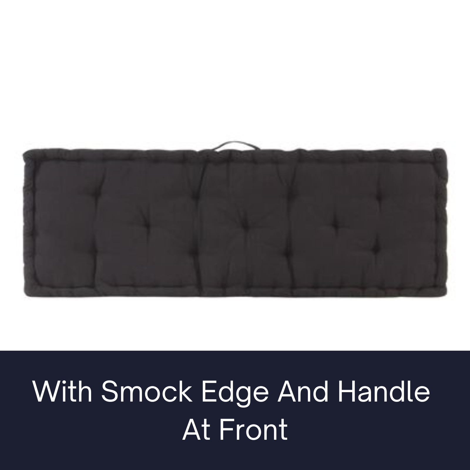 Thick Floor Cushion 120cm Cotton Upholstery Pallet Sofa Garden Bench