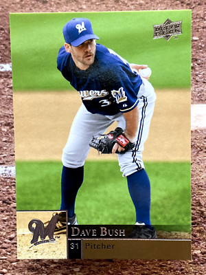 2009 Upper Deck Dave Bush #721 Milwaukee Brewers