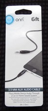 ONN 3.5mm Male to Male Audio Stereo Cable Aux Cord ONA18AV025 6 Ft. 