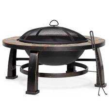 Deluxe Fire Pit, Traditional Style, 76cm - Slate