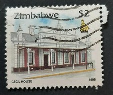 Zimbabwe: 1995 - Economy and Historical Places - $2 Cecil House - Used Stamp