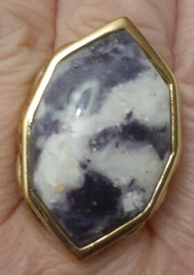 Designer Barse Bronze mexikanischer Opal Edelstein Ring Größe 6,25