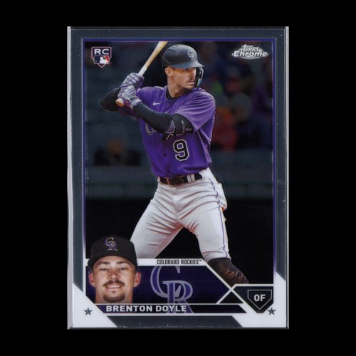 2023 Topps Chrome Updated Series BRENTON DOYLE #USC172 Rookie RC - Picture 3 of 4