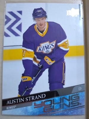 Austin Strand Young Guns - Los Angeles Kings Upper Deck Extended Series 2020-21