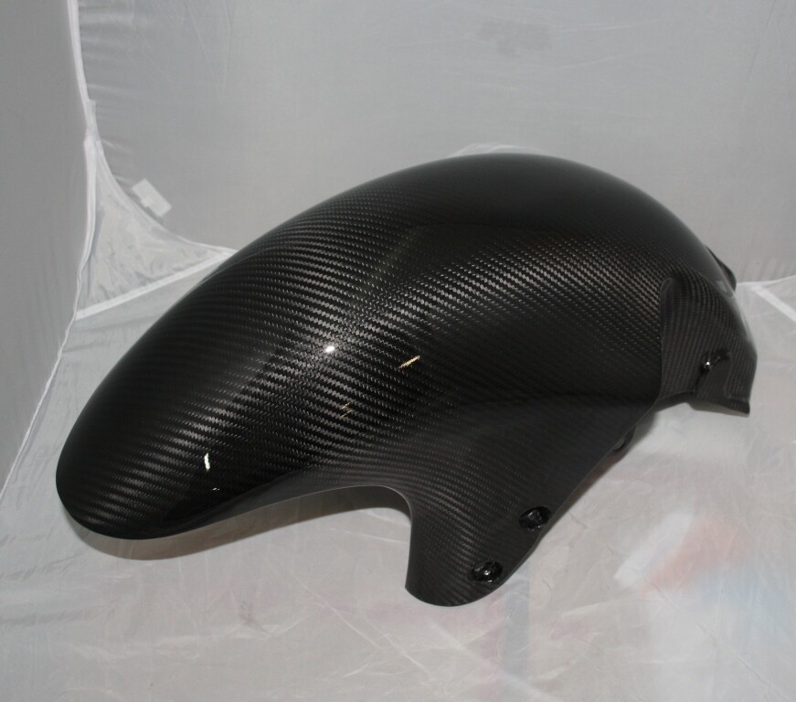 Garde-boue avant Suzuki GSXR 1300 Hayabusa 2008-2016 carbone brillant accessoire carrosserie moto