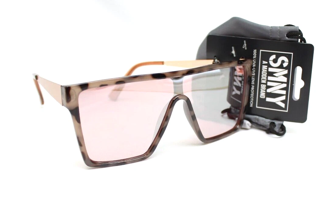 SMNY by SM Pink Tortoise Shell & Rose Gold Sunglasses w Case 100  