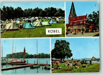 39394860 - 2070 Roebel Zeltplatz Rathaus Robel Segelboothafen Schwimmbad