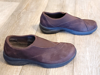 NWT.MERRELL Topo Curve Brown Leather Slip-On Loafers Shoes  Womens Size US 9 Merrell | Shoes | Nwtmerrell Topo Curve Brown Leather Slipon  main image 2