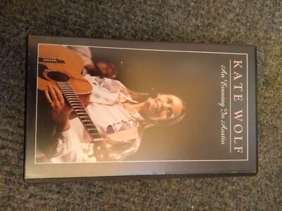 Kate Wolf - An Evening in Austin rare VHS video