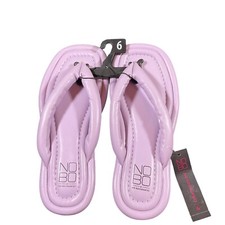 No boundaries Flip Flops Sandals Lavender Purple Floatie Chunky Puffy Cushion 6