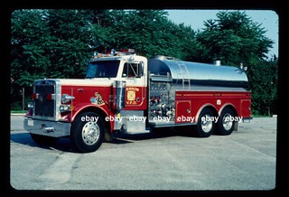 Hebron MD 1990 Peterbilt Walker tanker Fire Apparatus Slide .