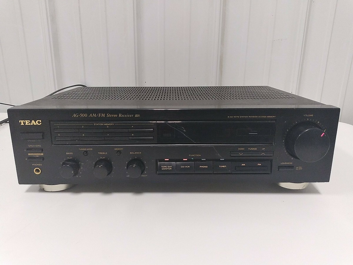 TEAC AG-500 AM/FM STEREO RECEIVER For parts Or Repair | eBay
