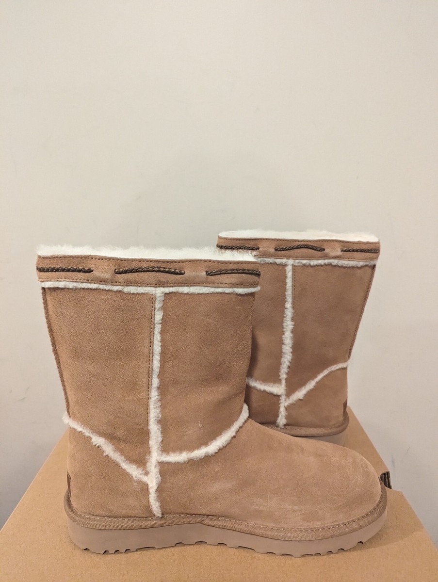 UGGオーストラリアようよ Ugg Australia Womens Short Shearling Braid Boot Size 9 NIB | eBay