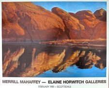 Merrill Mahaffey Poster for Elaine Horwitch Galleries Show February 1981 