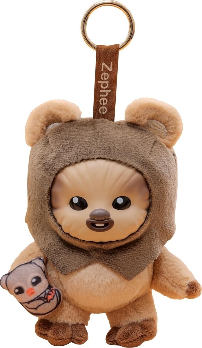 ぬいぐるみ Cosbi Plush Keychain Star Wars Ewoks Hot Toys Cosbi Ewoks Zephee Plush Keychain Star Wars
