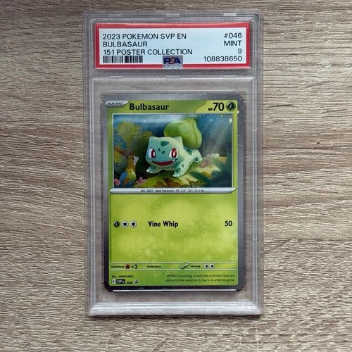 Bulbasaur - 046 (Holo) Scarlet & Violet 151 Poster Collection Promo - PSA 9