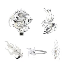 Gothic Duckbill Hair Clip Totem Hair Barrettes Halloween Trendy Ponytail Decor