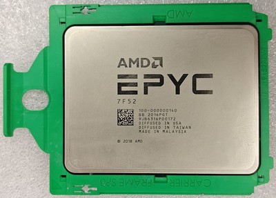 AMD EPYC 7F52 16 Cores 32 Threads 3.5GHz up to 3.9GHz 240W 256MB CPU Processor