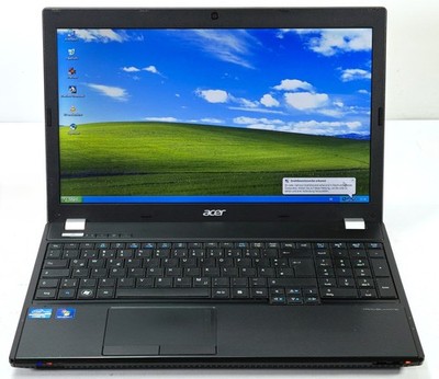 Acer TravelMate 5760 15,6'' Windows XP Gamer Notebook i3-2328M 500GB DVD-RW 4GB
