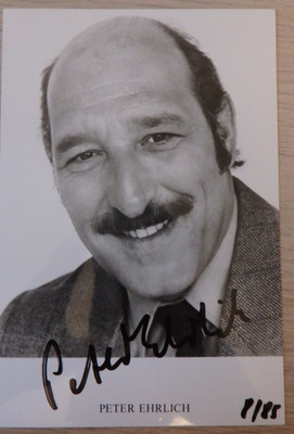 Autogramm deutscher Schauspieler und Regisseur Peter Ehrlich 8.85 (124055)