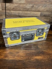 A S Case Company Flight Road Case 19.5  x14  x8.5  Heavy D Equipment Storage Yellow