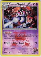 Team Magma's Claydol 11/34 Holo Rare Double Crisis Pokemon Near Mint