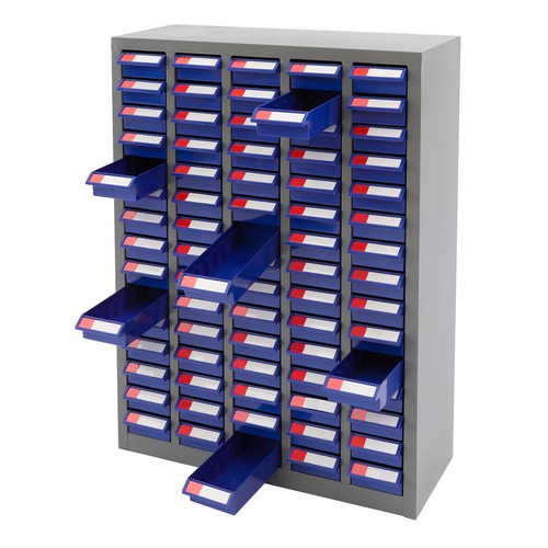 Armadio ricambi 75 cassetti dado porta attrezzi accessori armadietti contenitori - Foto 10 di 24