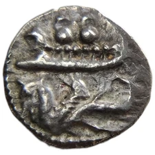 Ancient Phoenicia Byblos 1/16th Shekel 350-316 BC Aynel (Enylos) Small Coin 14P